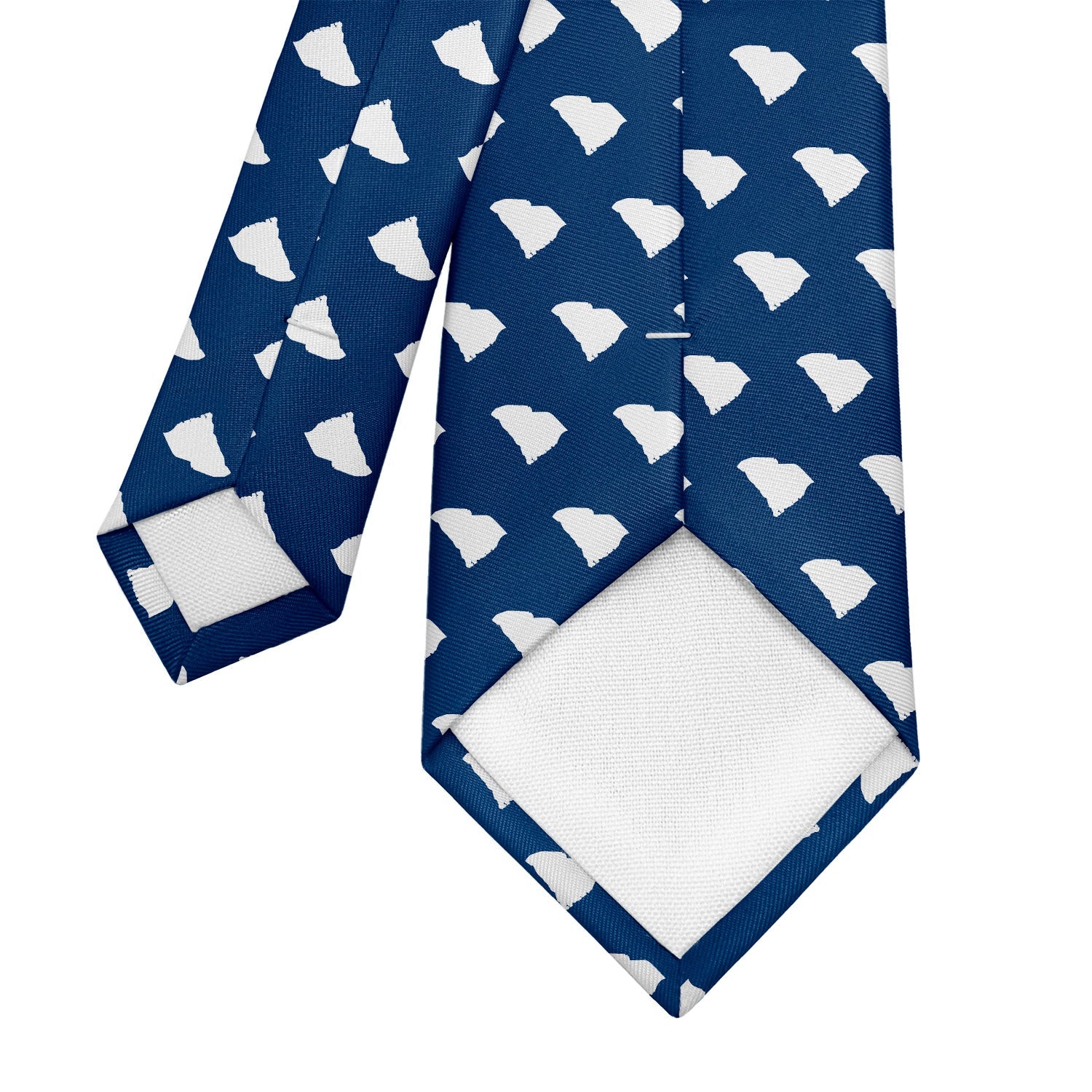 South Carolina State Outline Necktie - Tipping - Knotty Tie Co.