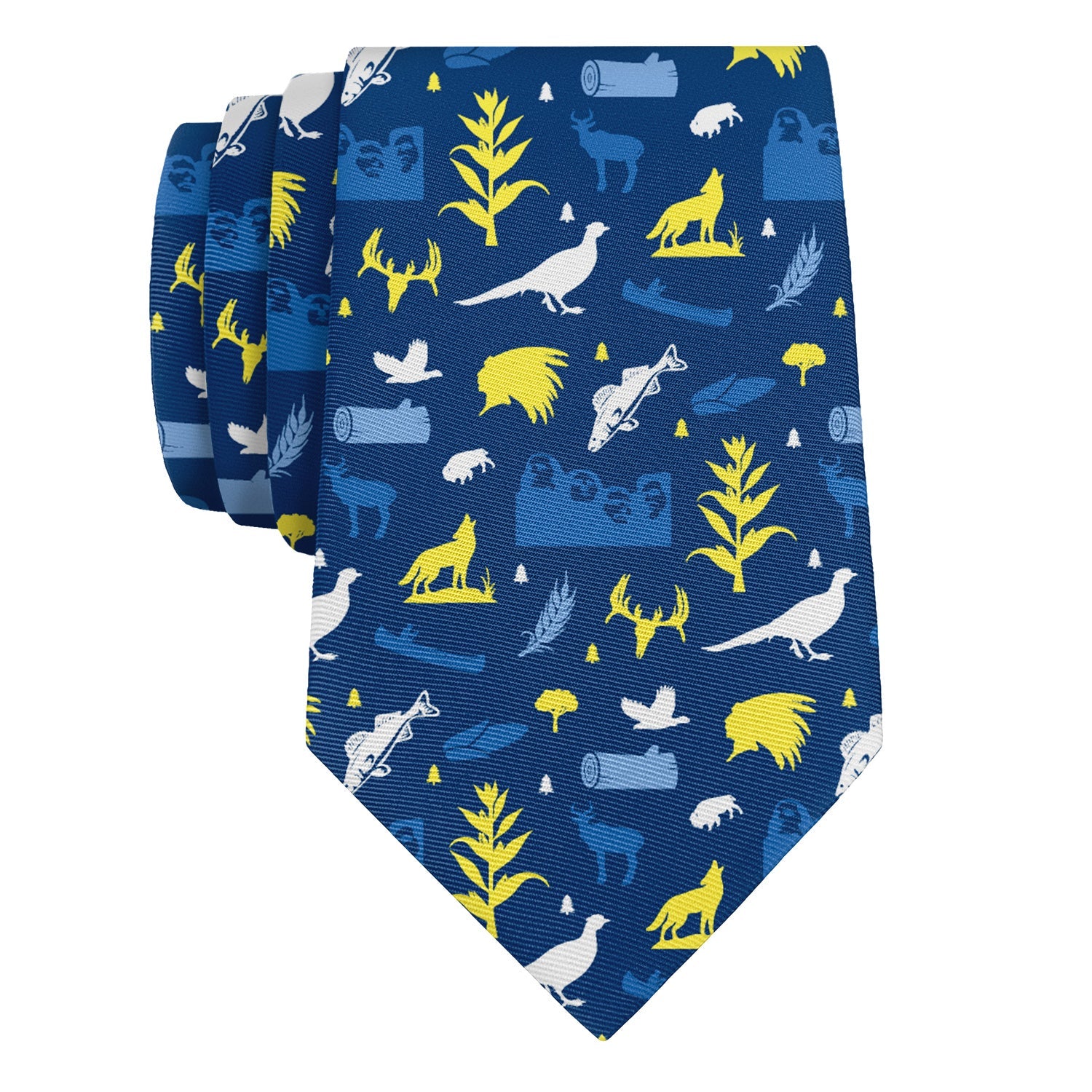 South Dakota State Heritage Necktie - Rolled - Knotty Tie Co.