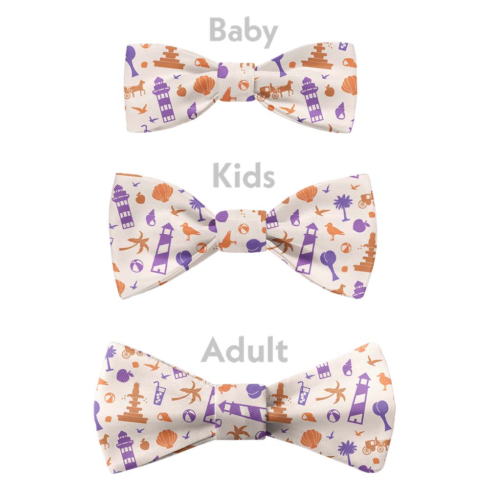 South Carolina State Heritage Bow Tie - Bow Sizes - Knotty Tie Co.
