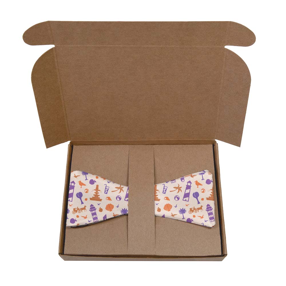 South Carolina State Heritage Bow Tie- Kraft Gift Box Packaging - Knotty Tie Co.