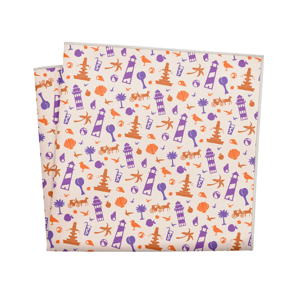 South Carolina State Heritage Pocket Square - 12" Square - Knotty Tie Co.