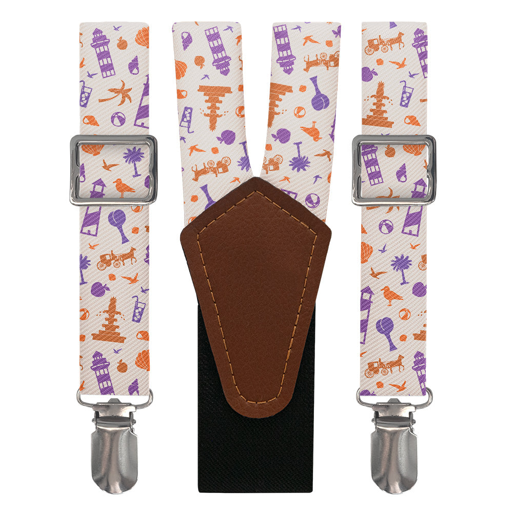 South Carolina State Heritage Suspenders - Main View - Knotty Tie Co.