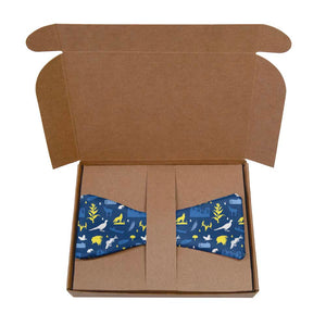 South Dakota State Heritage Bow Tie- Kraft Gift Box Packaging - Knotty Tie Co.