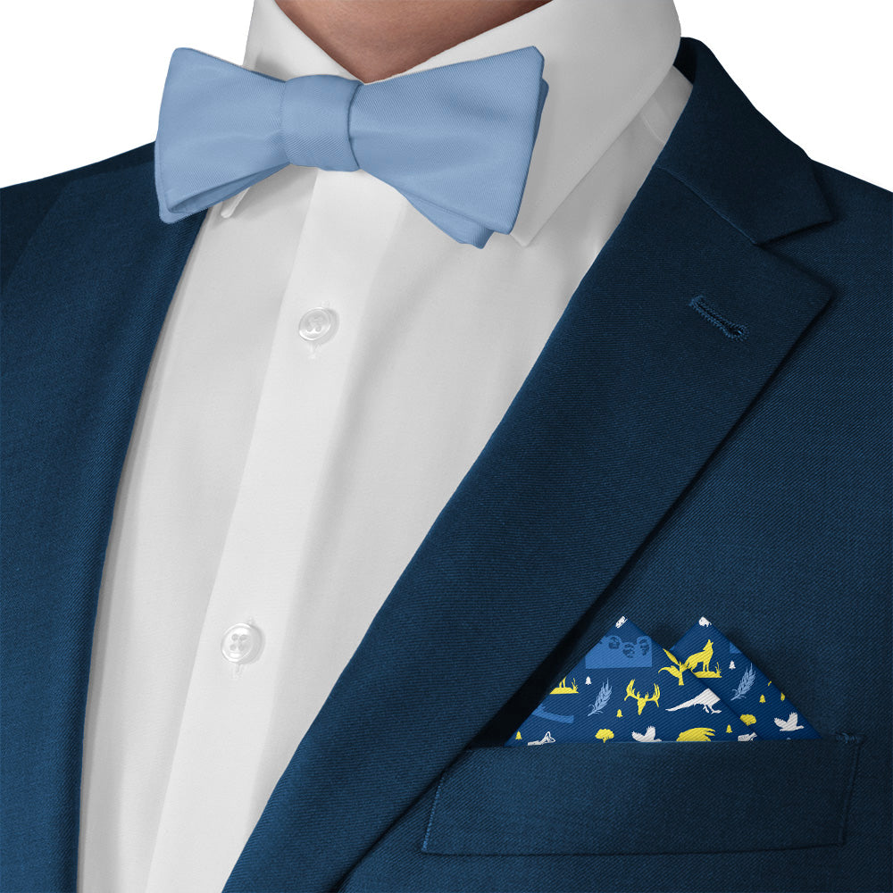 South Dakota State Heritage Pocket Square - Matching Bow Tie - Knotty Tie Co.
