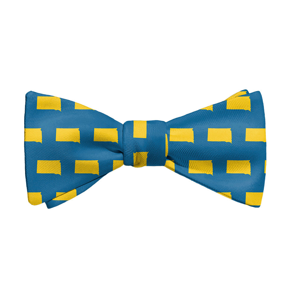 South Dakota State Outline Bow Tie - Adult Standard Self-Tie 14-18" -  - Knotty Tie Co.