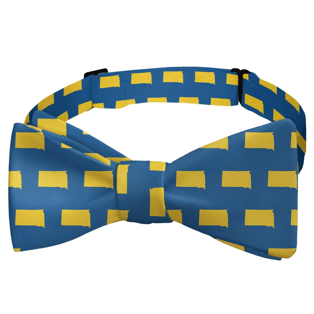 South Dakota State Outline Bow Tie - Self Tie Bow Tie - Knotty Tie Co.