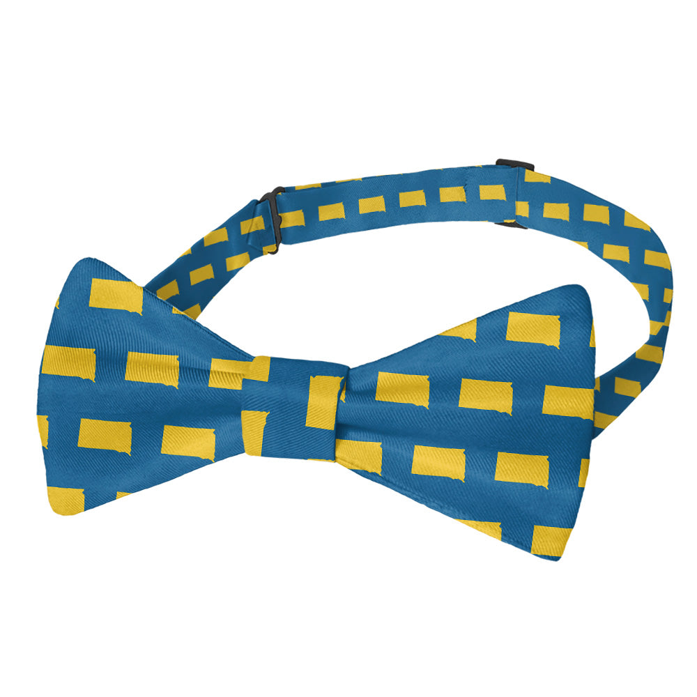 South Dakota State Outline Bow Tie - Pre-Tied Bow Tie - Knotty Tie Co.