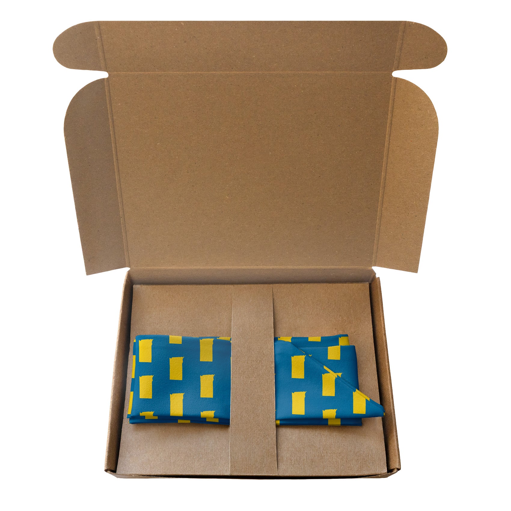 South Dakota State Outline Hair Scarf - Packaging - Knotty Tie Co.