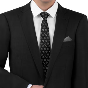 Space Orbit Necktie - Matching Pocket Square - Knotty Tie Co.