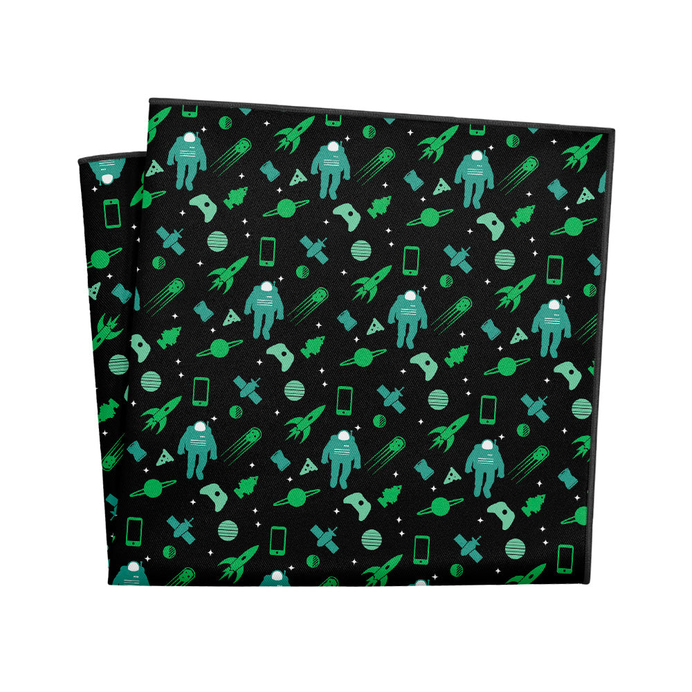 Space Junk Pocket Square