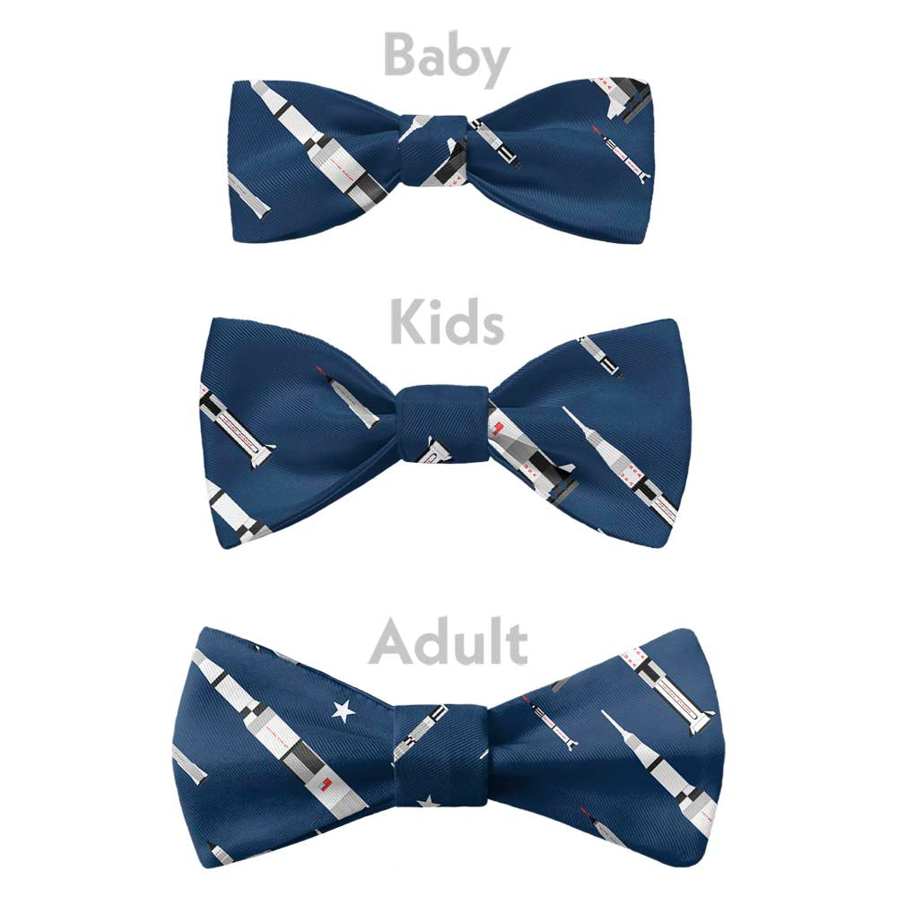 Space Race Bow Tie - Bow Sizes - Knotty Tie Co.