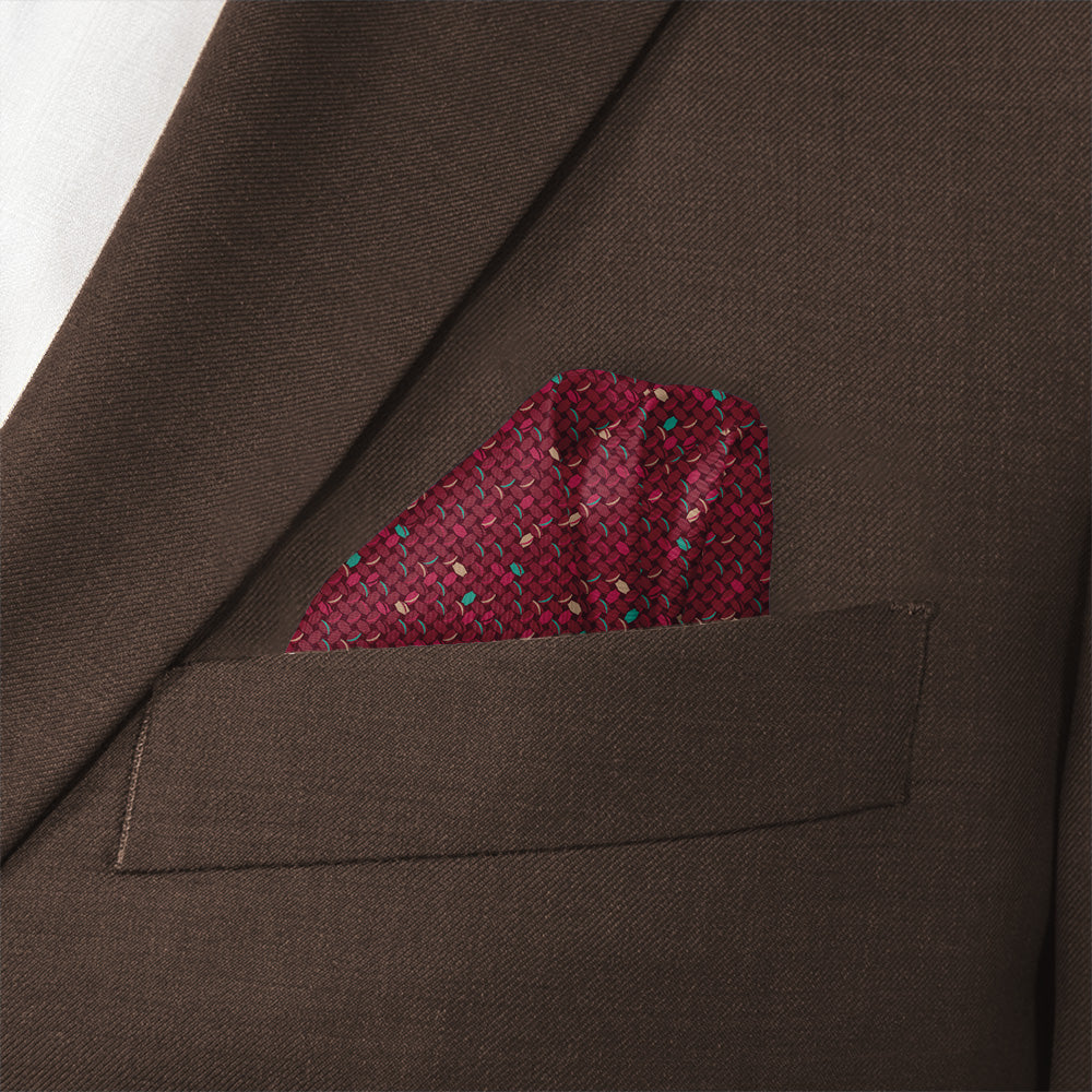 Speckled Pocket Square - Wave Fold - Knotty Tie Co.