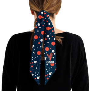 Splatter 1 Hair Pony Tail Logo Scarf - Knotty Tie Co.