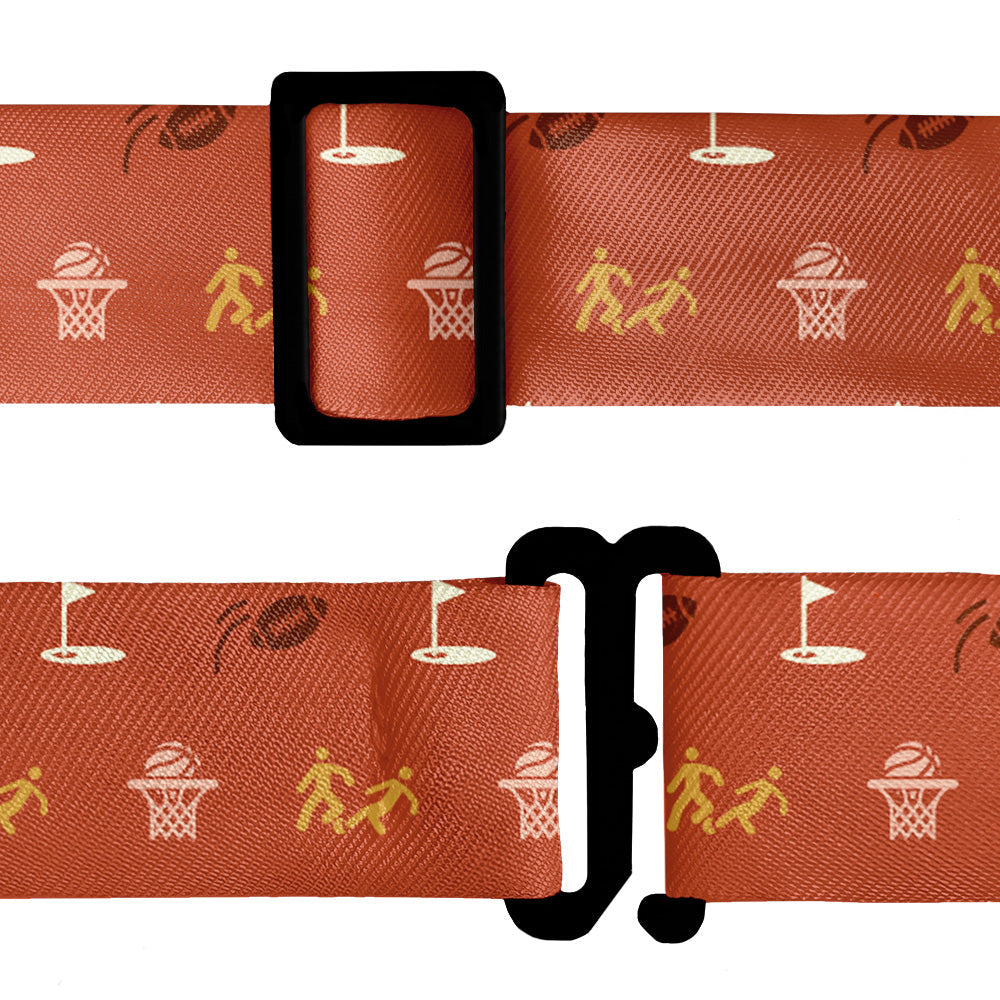 Sports With Friends Bow Tie - Bow Tie Hardware - Knotty Tie Co.
