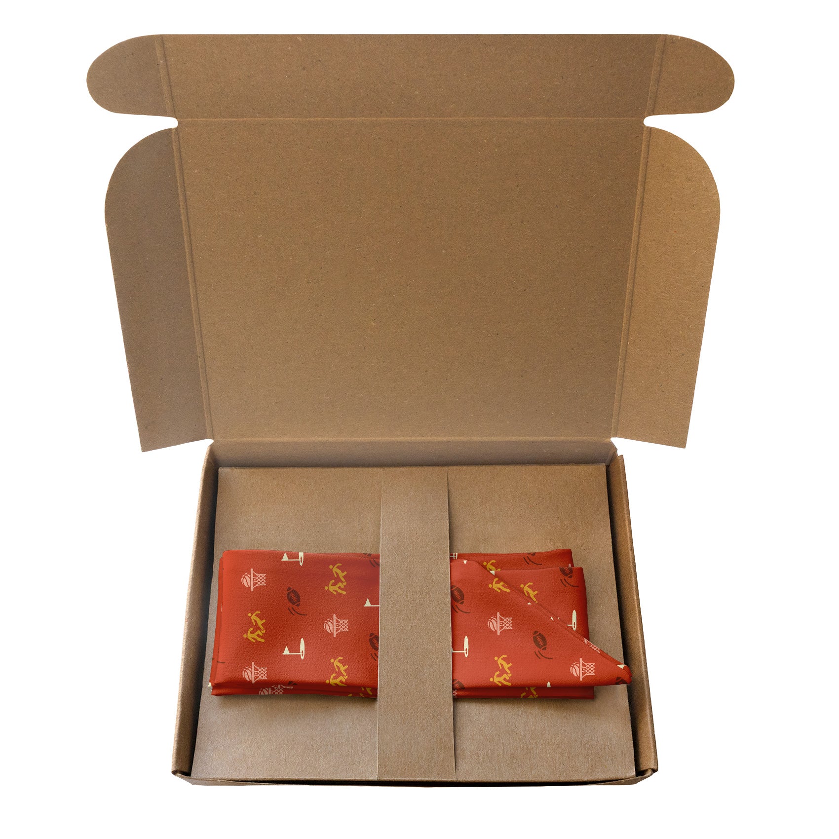 Sports With Friends Hair Scarf - Packaging - Knotty Tie Co.