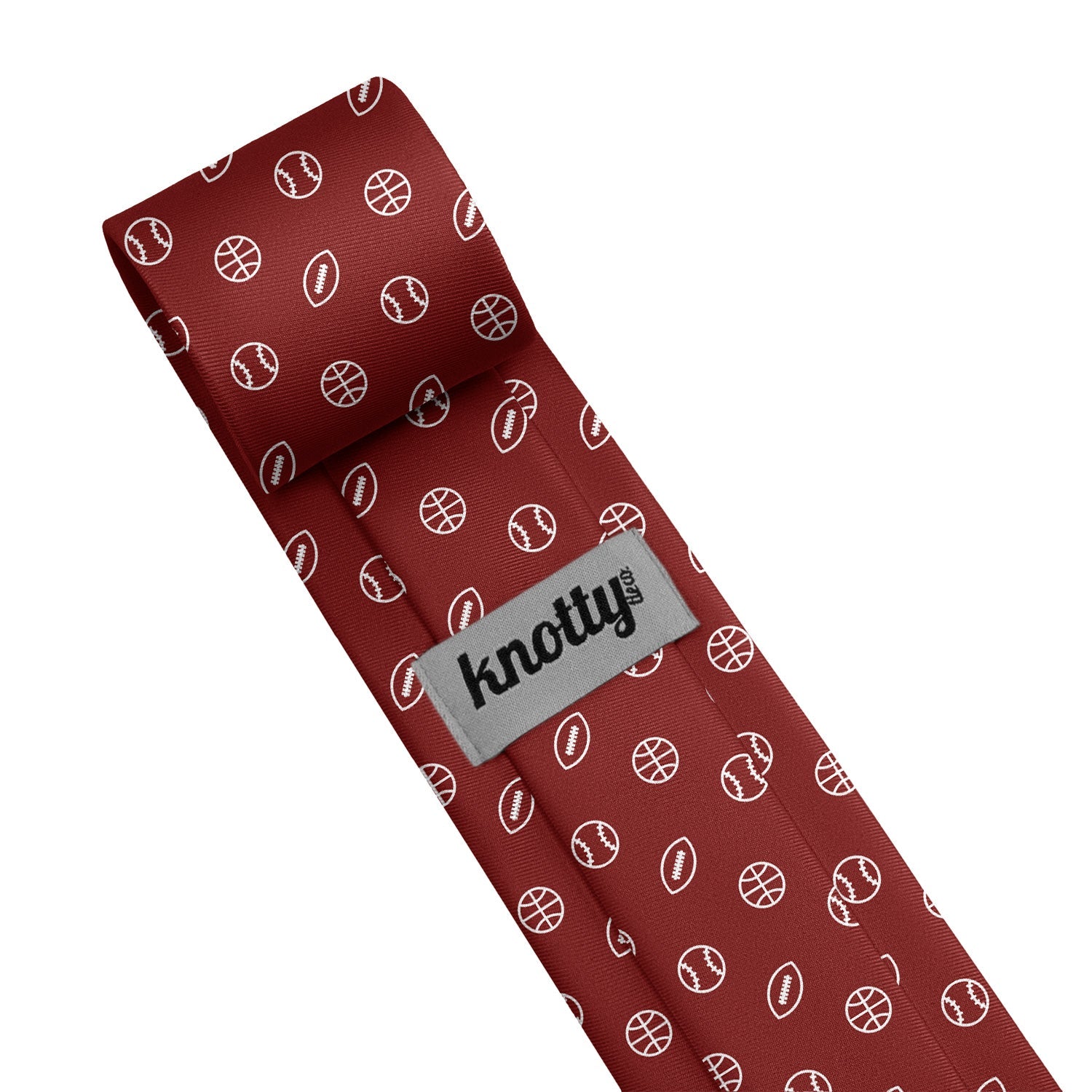 Sportsball Necktie - Tag - Knotty Tie Co.
