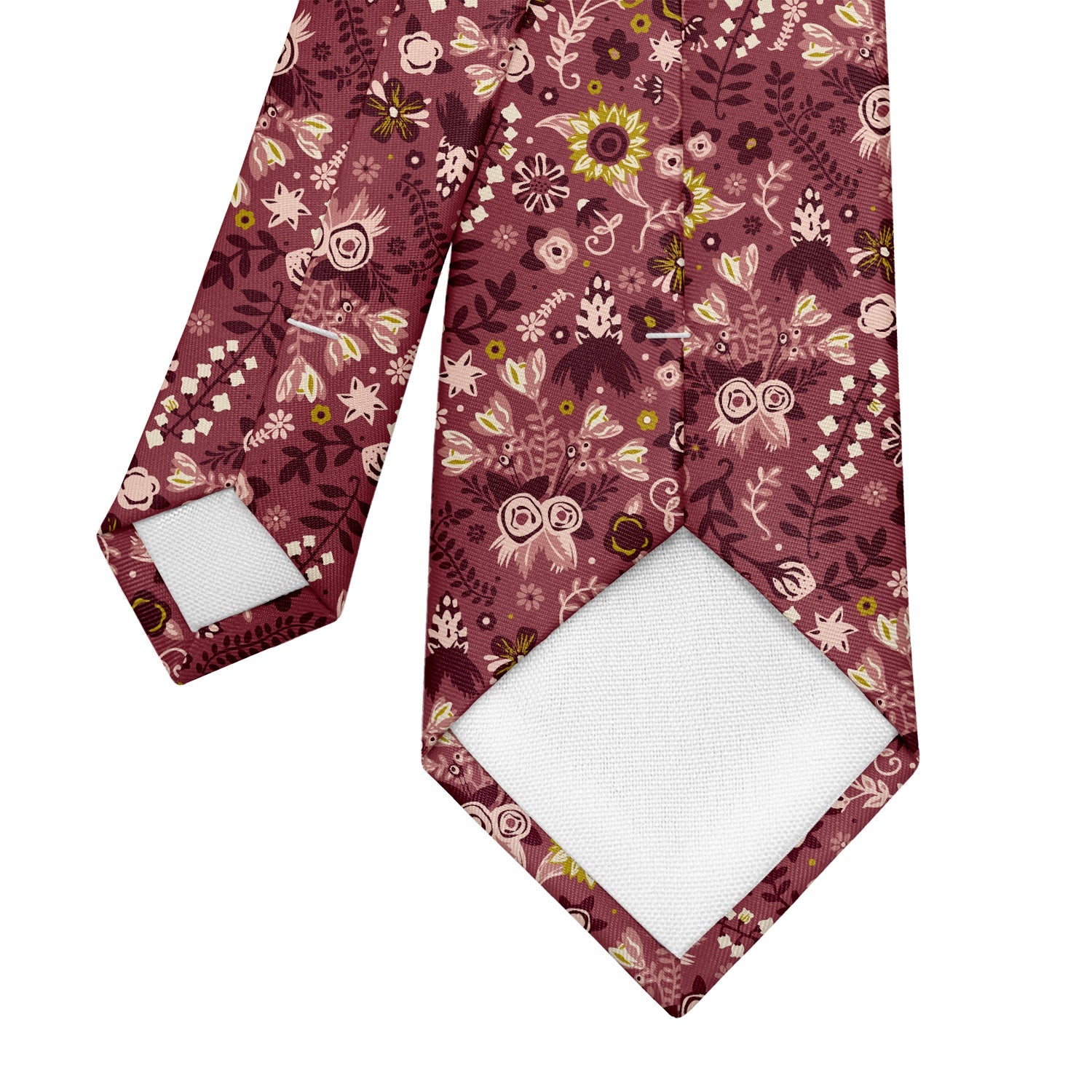 Spring Garden Floral Necktie - Tipping - Knotty Tie Co.