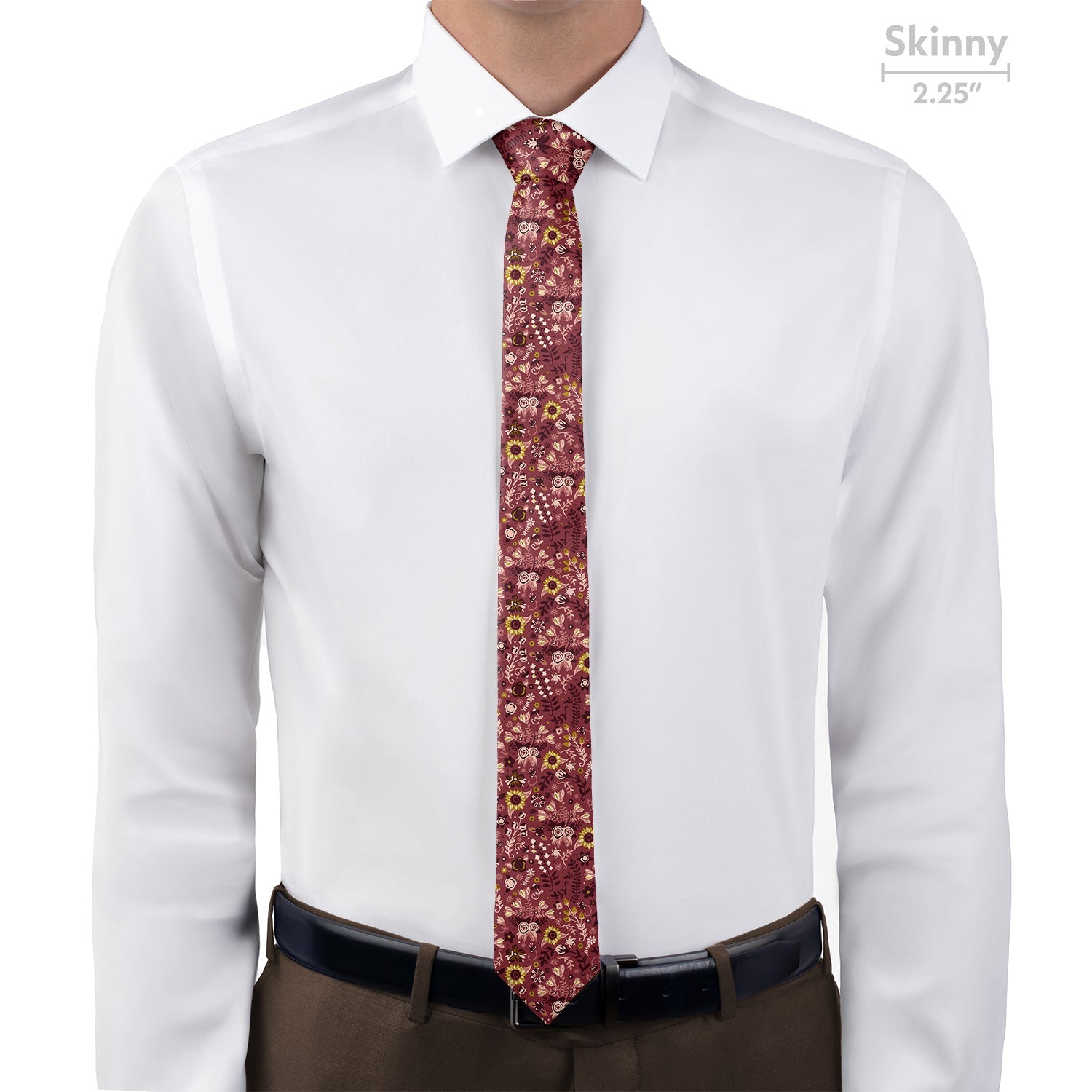 Spring Garden Floral Necktie - Skinny - Knotty Tie Co.