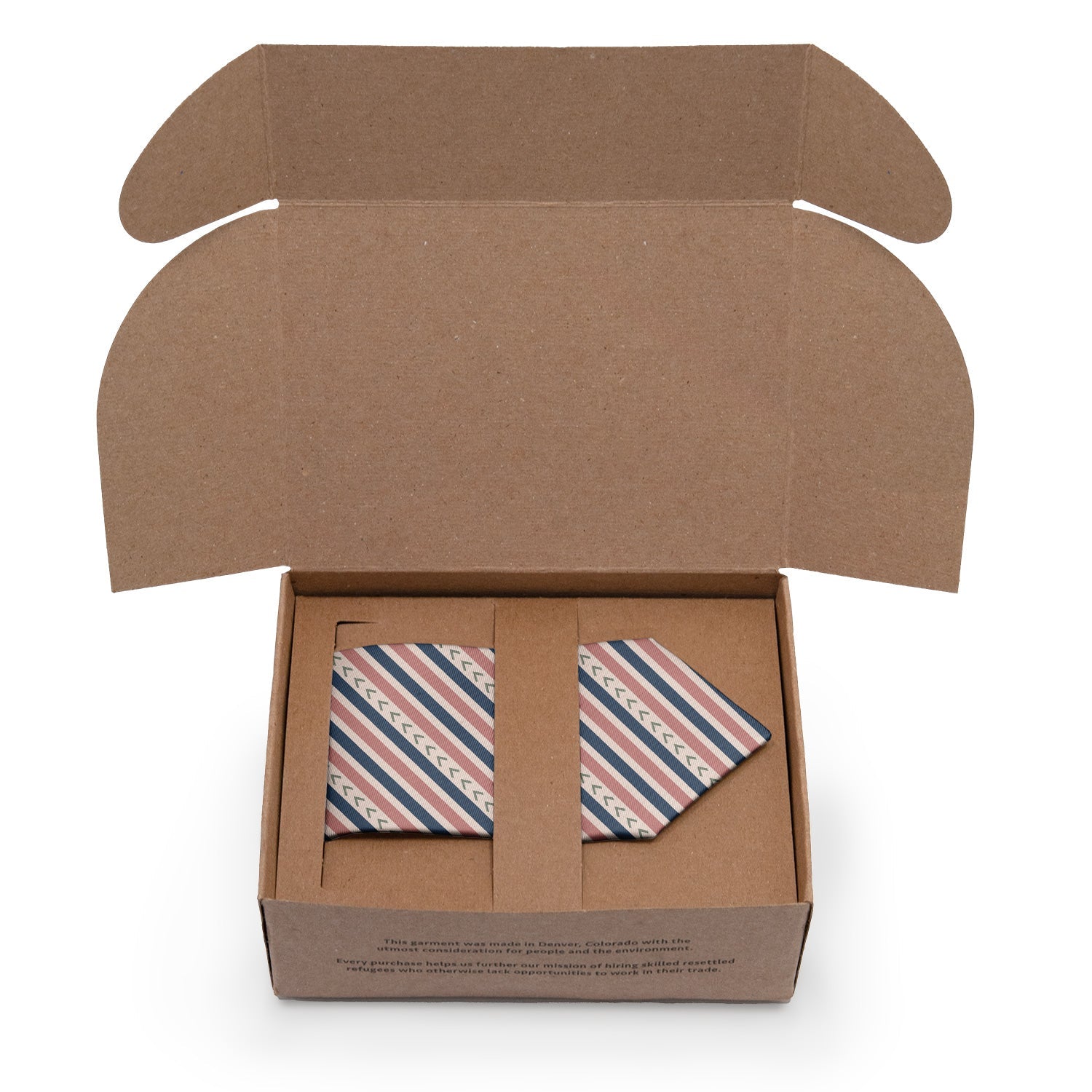 Spring Stripe Necktie - Packaging - Knotty Tie Co.