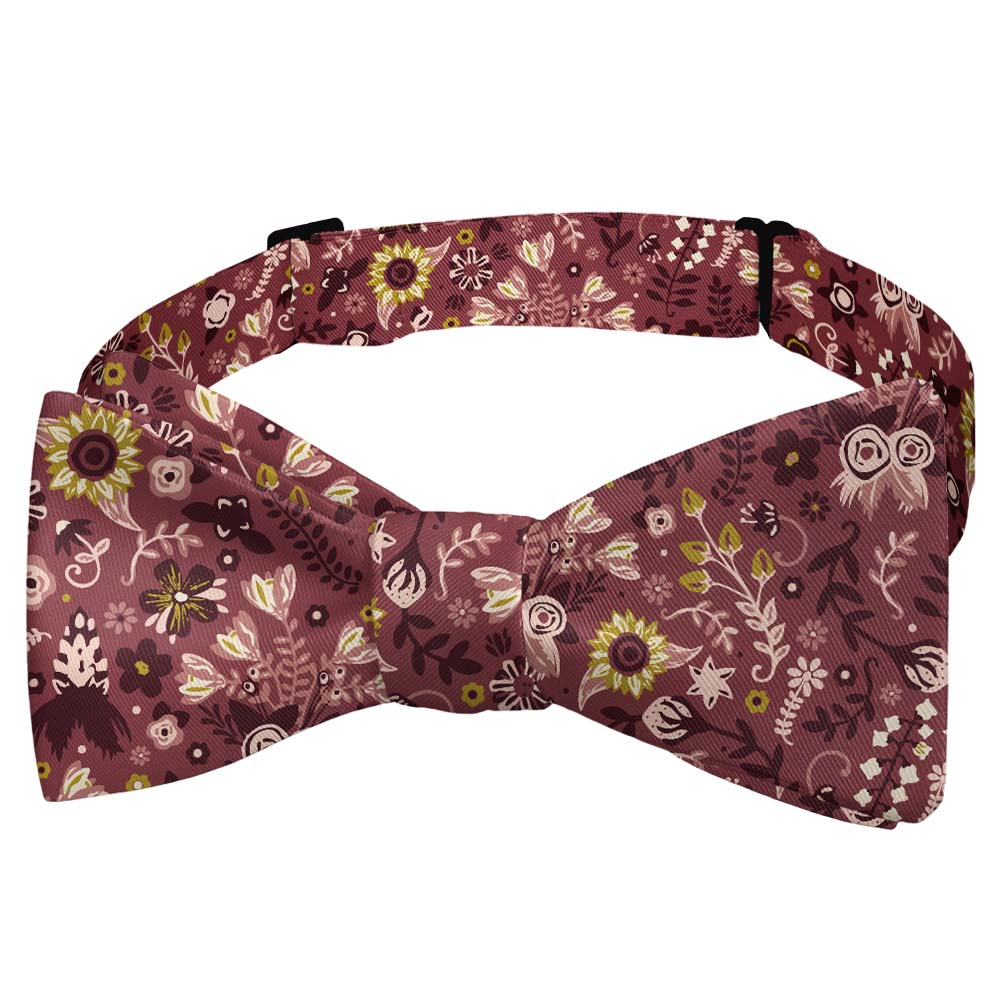 Spring Garden Floral Bow Tie - Self Tie Bow Tie - Knotty Tie Co.