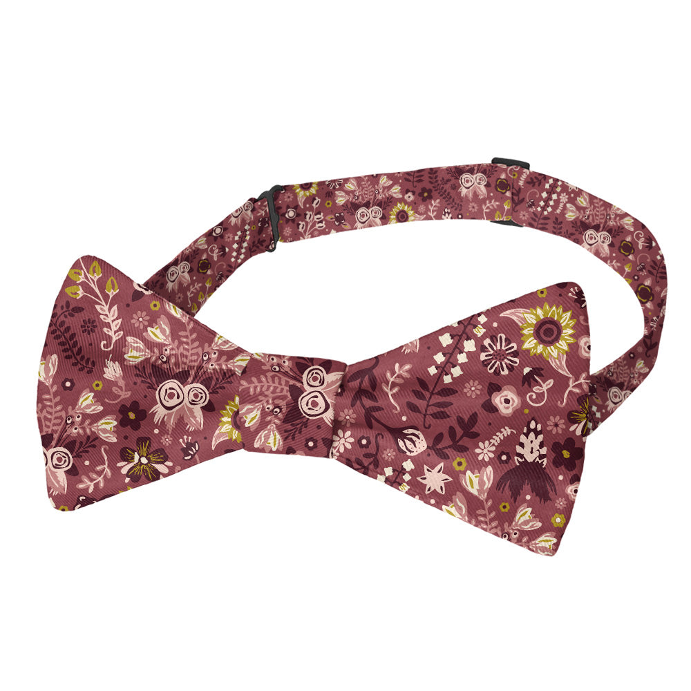 Spring Garden Floral Bow Tie - Pre-Tied Bow Tie - Knotty Tie Co.