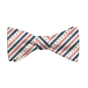 Spring Stripe Bow Tie - Adult Standard Self-Tie 14-18" -  - Knotty Tie Co.