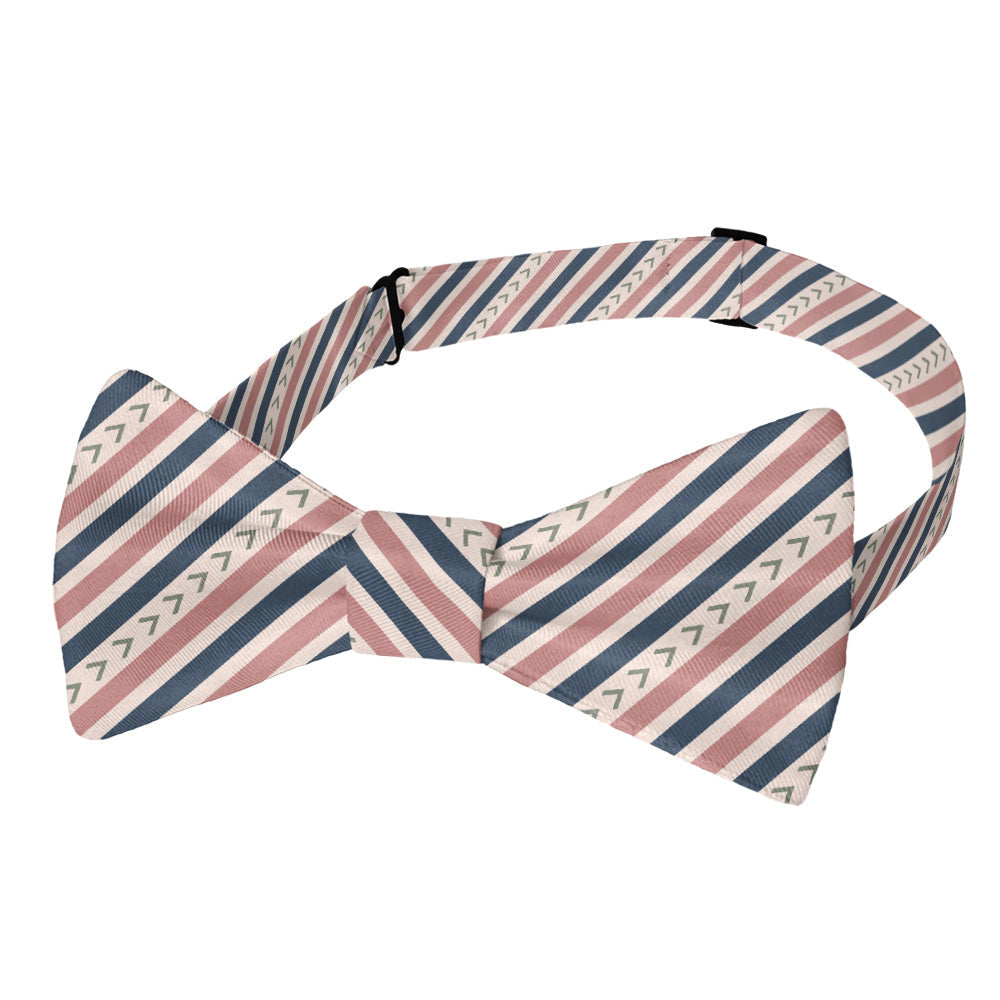 Spring Stripe Bow Tie - Adult Pre-Tied 12-22" -  - Knotty Tie Co.