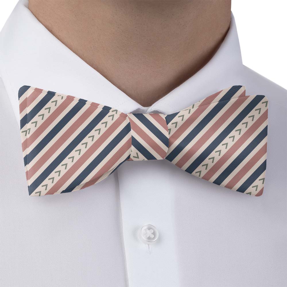 Spring Stripe Bow Tie - Self Tie Bow Tie - Knotty Tie Co.