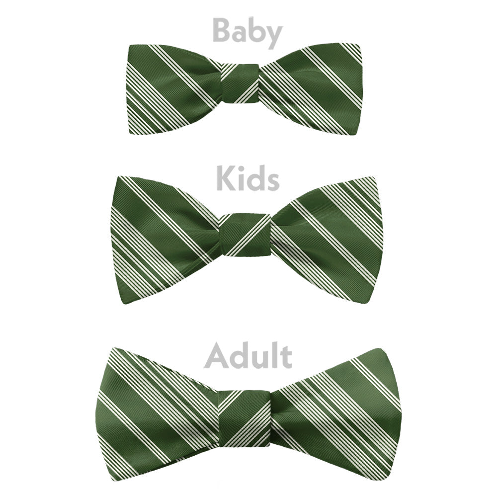 Sprinter Pinstripe Bow Tie - Bow Sizes - Knotty Tie Co.