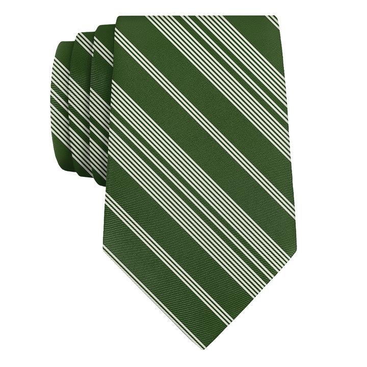 Sprinter Pinstripe Necktie - Rolled - Knotty Tie Co.