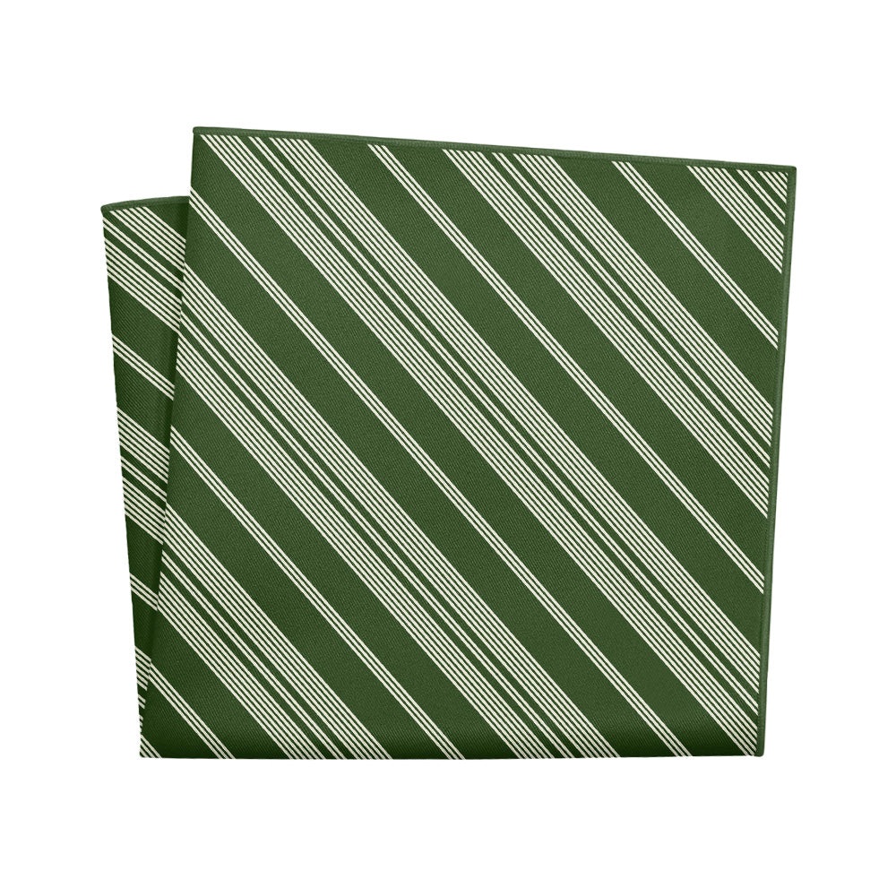 Sprinter Pinstripe Pocket Square - 12" Square - Knotty Tie Co.