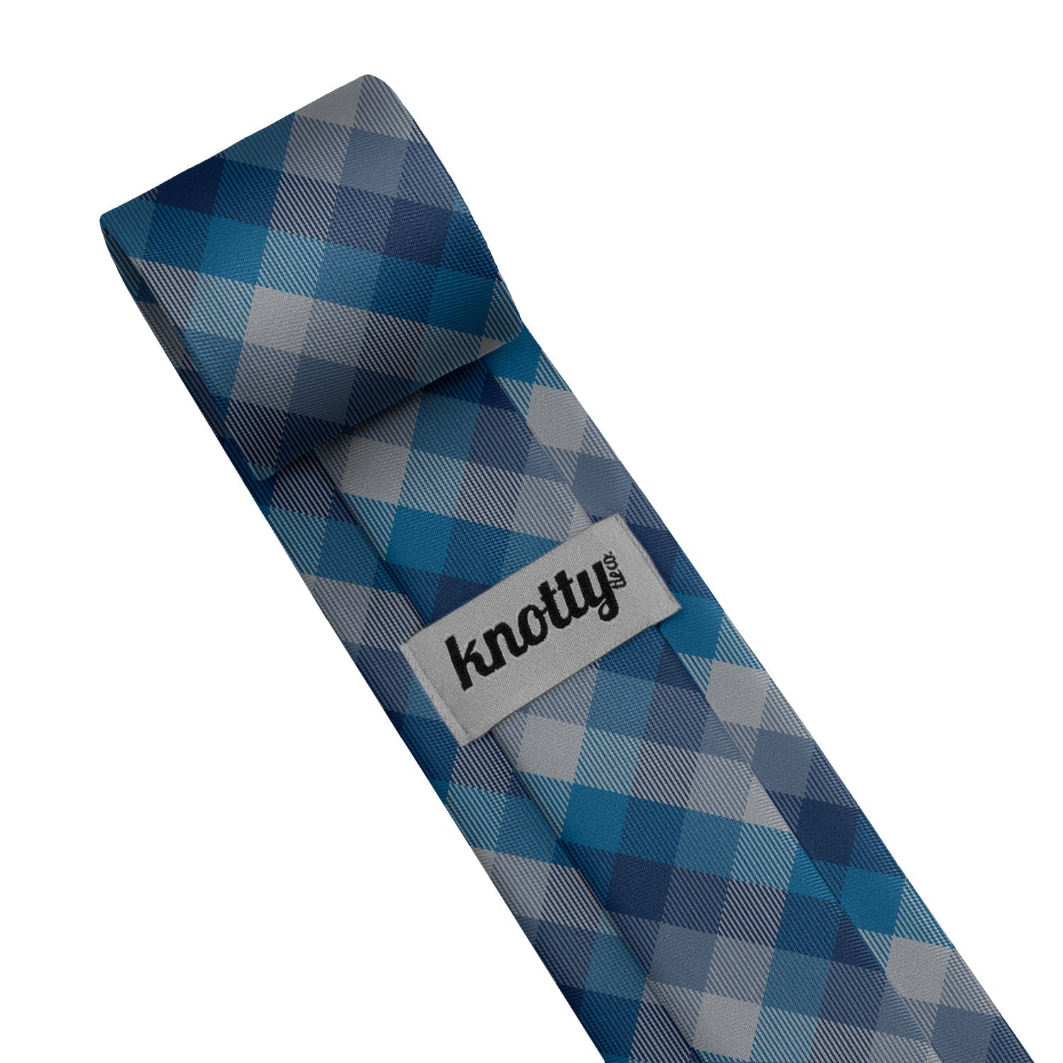 Squared Away Plaid Necktie - Tag - Knotty Tie Co.
