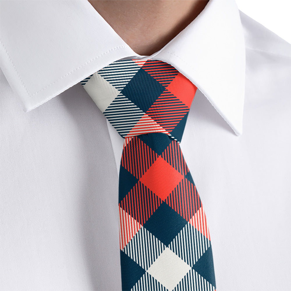 Custom Squared Away 1 Logo Tie - Dress Shirt - Knotty Tie Co.