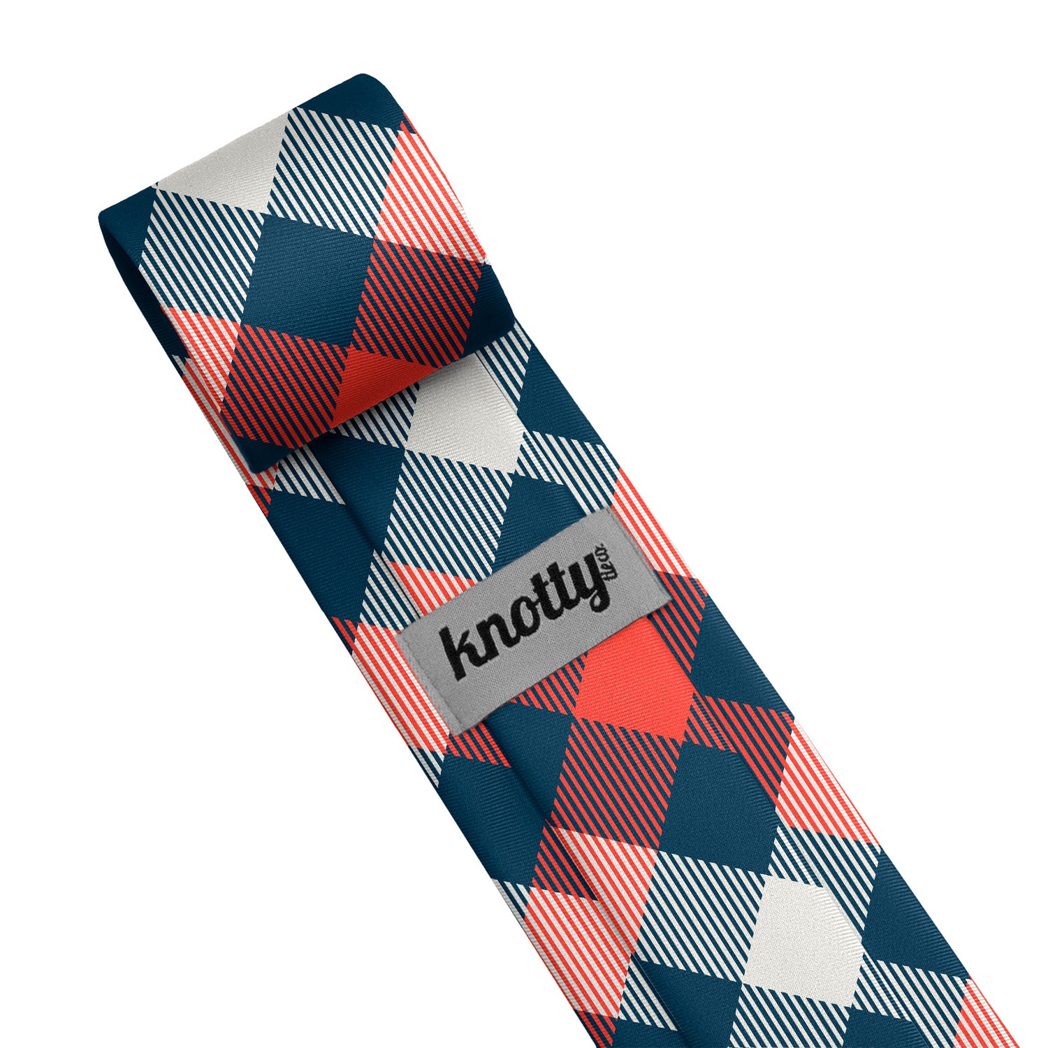 Custom Squared Away 1 Logo Tie - Tag - Knotty Tie Co.