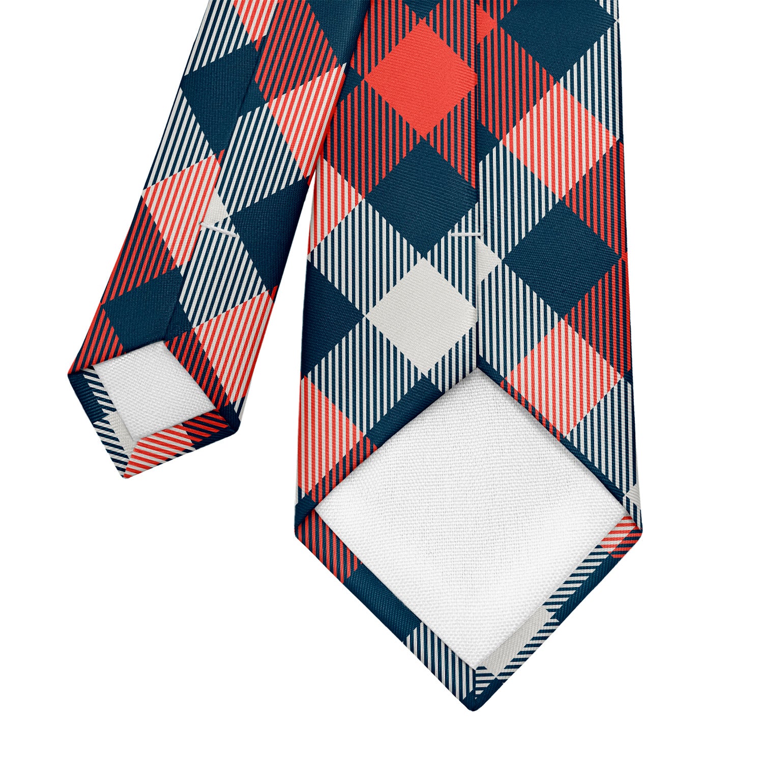 Custom Squared Away 1 Logo Tie - Tipping - Knotty Tie Co.