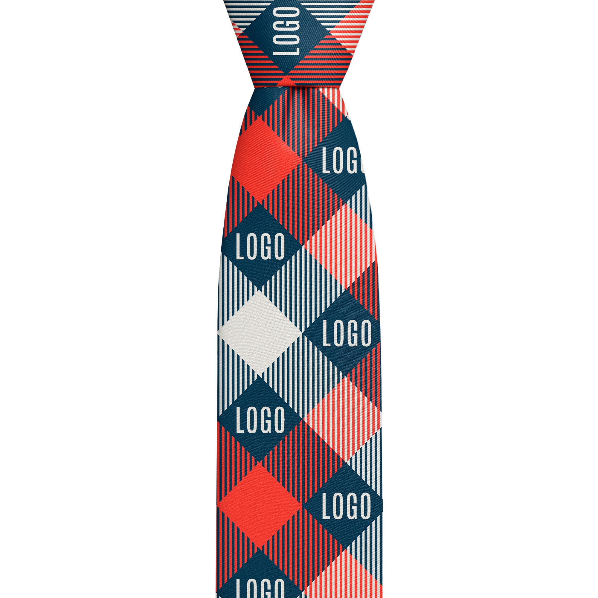Custom Squared Away 2 Logo Tie - Knot - Knotty Tie Co.