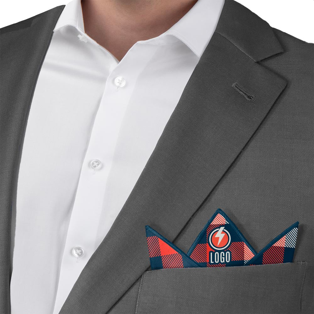 Squared Away 3 Logo Pocket Square