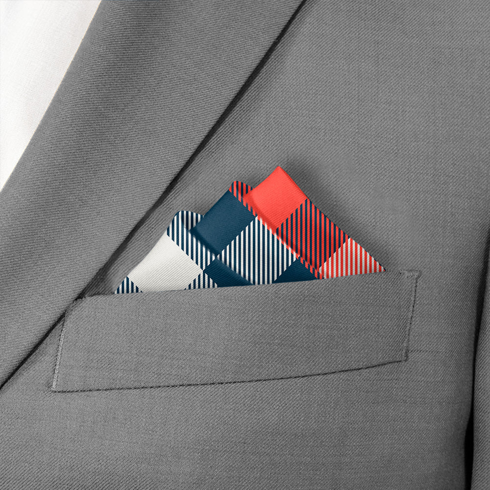 Squared Away 3 Logo Pocket Square