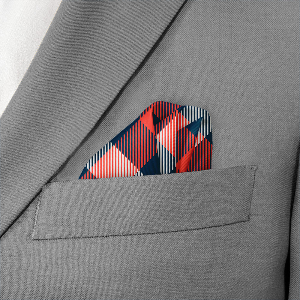 Squared Away 3 Logo Pocket Square