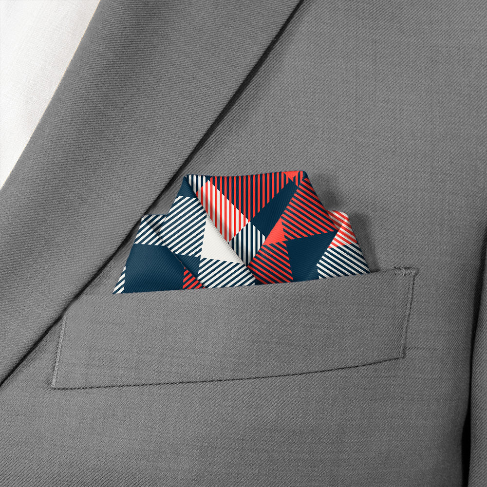 Squared Away 3 Logo Pocket Square