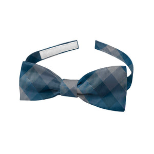 Squared Away Plaid Bow Tie - Baby Pre-Tied 9.5-12.5" -  - Knotty Tie Co.