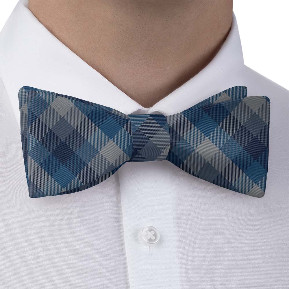 Squared Away Plaid Bow Tie - Bow Tie with Dress Shirt - Knotty Tie Co.