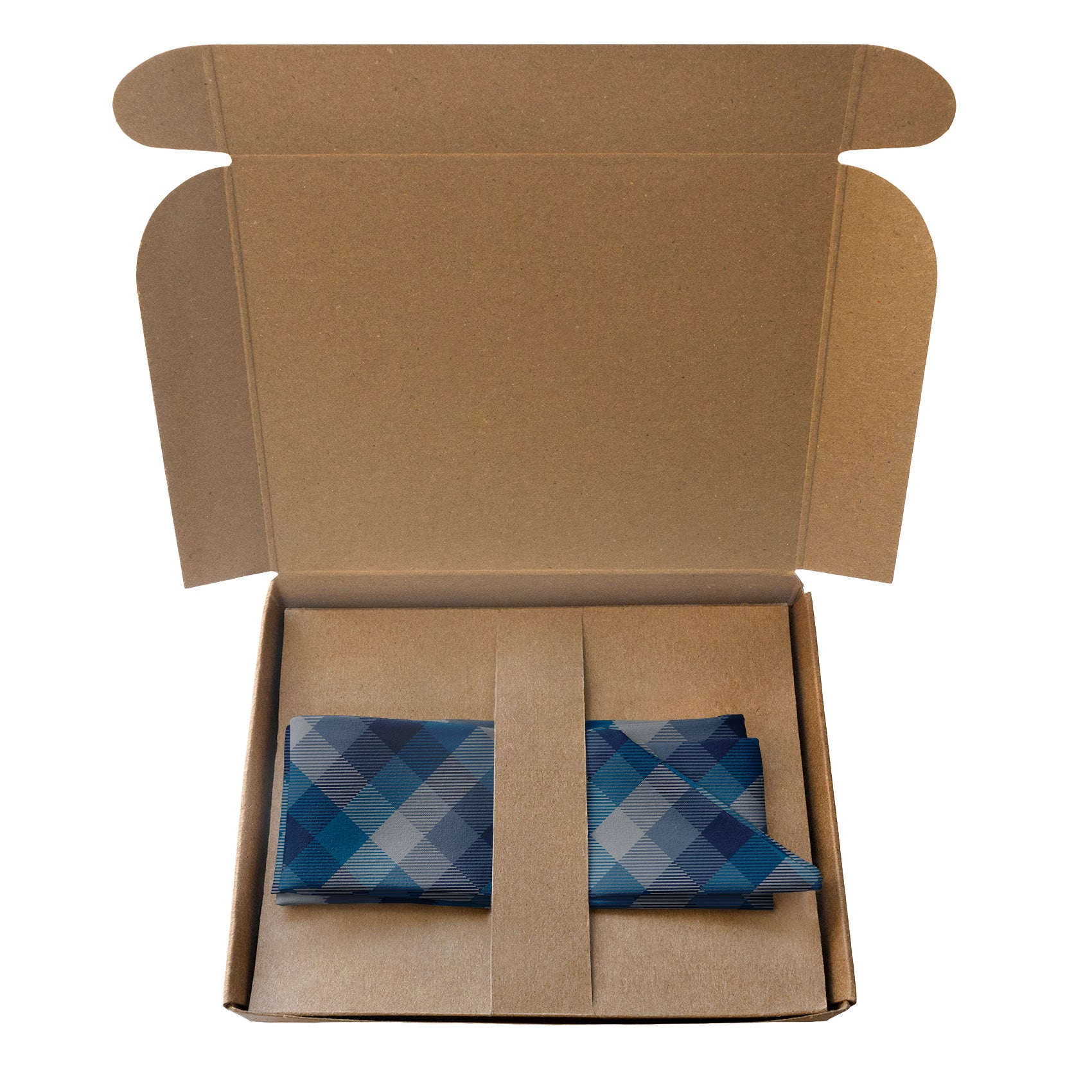 Squared Away Plaid Hair Scarf - Packaging - Knotty Tie Co.