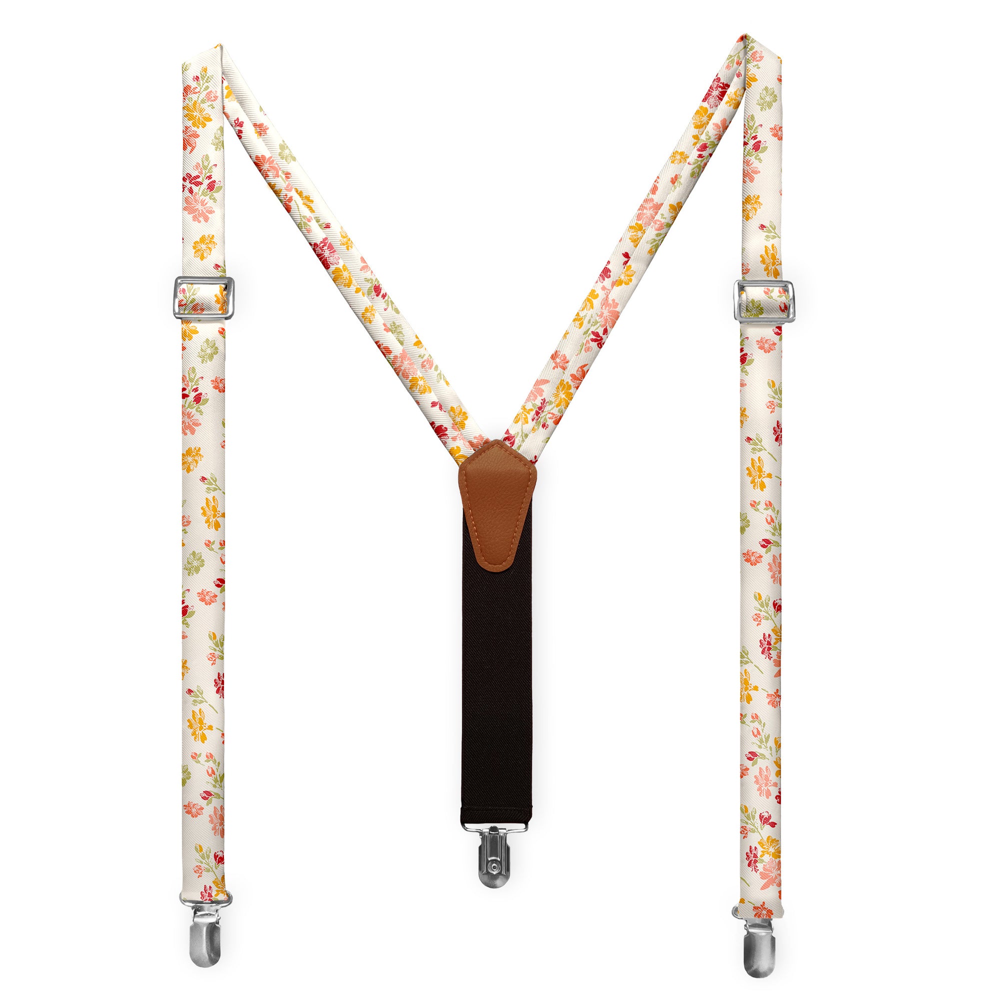 Stamped Floral Suspenders - Adult Short 36-40" -  - Knotty Tie Co.