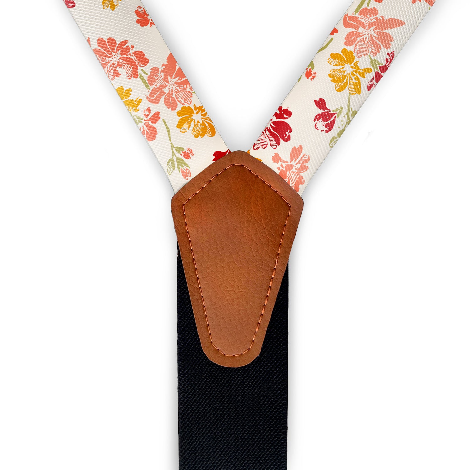 Stamped Floral Suspenders -  -  - Knotty Tie Co.