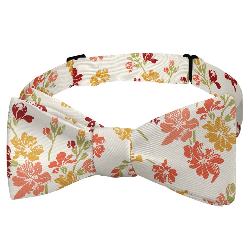 Stamped Floral Bow Tie - Self Tie Bow Tie - Knotty Tie Co.
