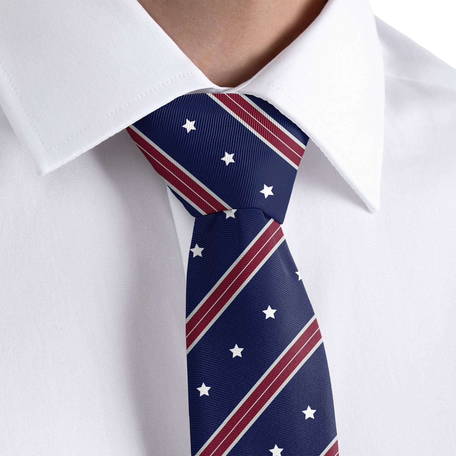 Star Spangled Necktie - Dress Shirt - Knotty Tie Co.