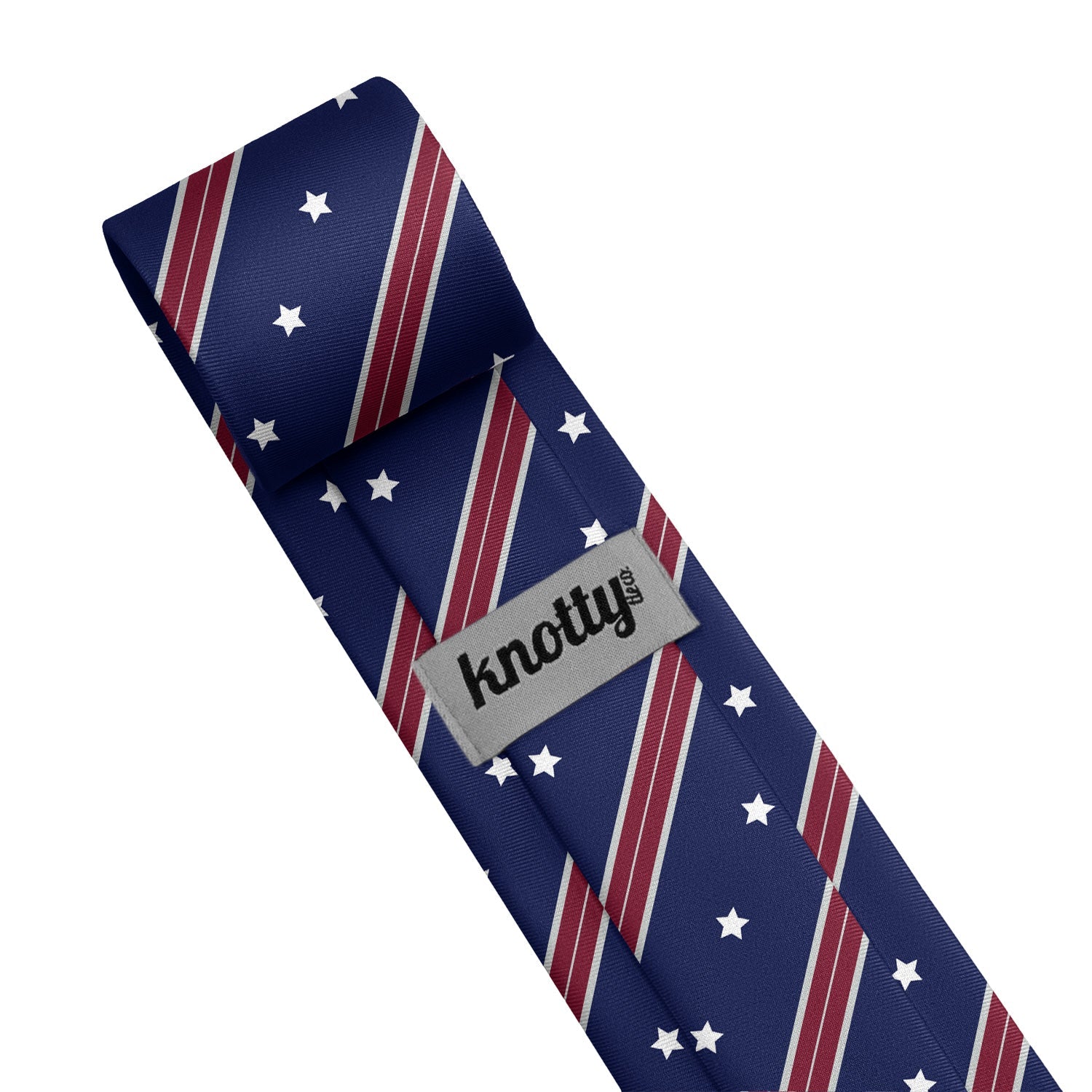 Star Spangled Necktie - Tag - Knotty Tie Co.