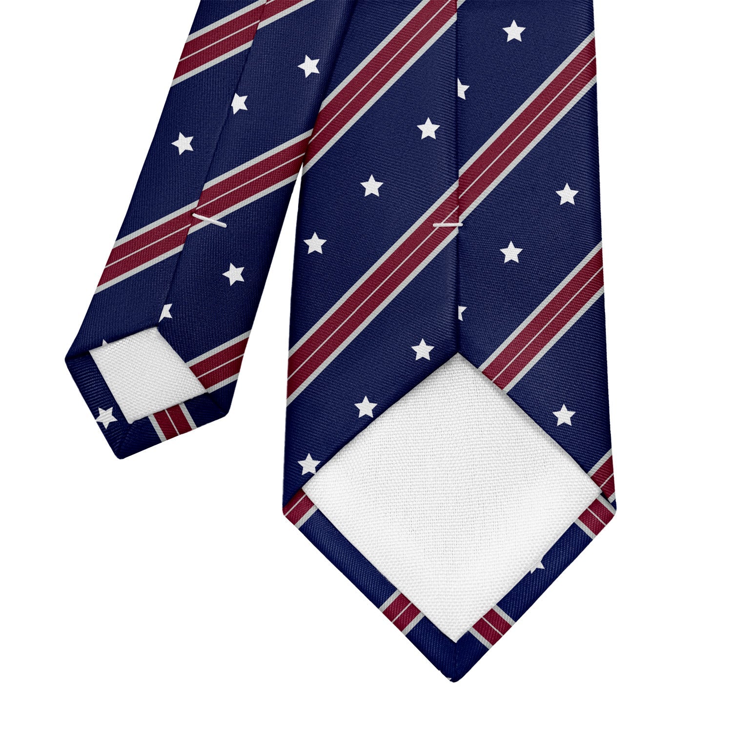 Star Spangled Necktie - Tipping - Knotty Tie Co.