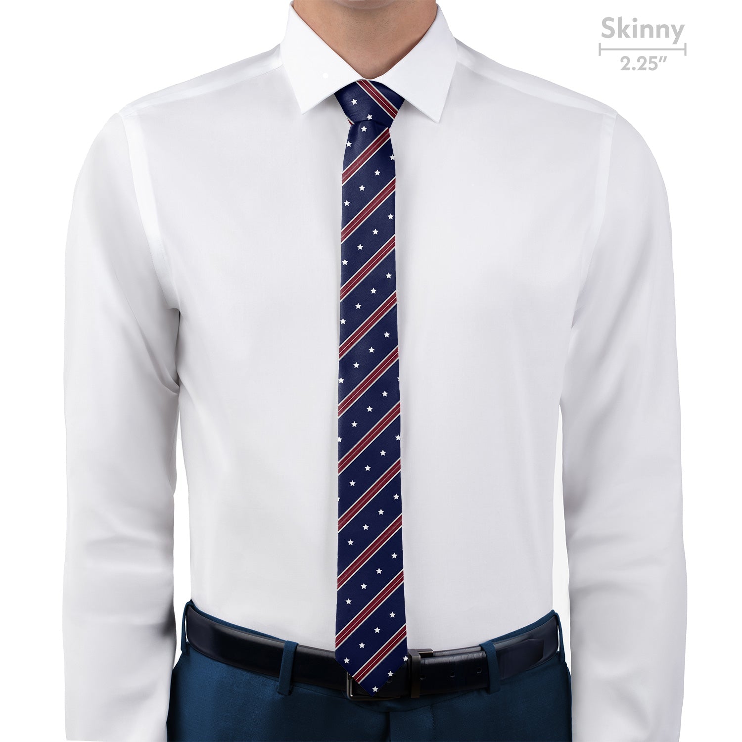 Star Spangled Necktie - Skinny - Knotty Tie Co.